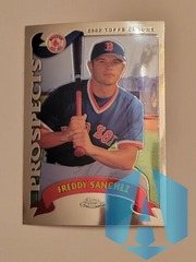 2002 Topps Chrome #313 Freddy Sanchez PROSPECTS ROOKIE - Boston Red Sox